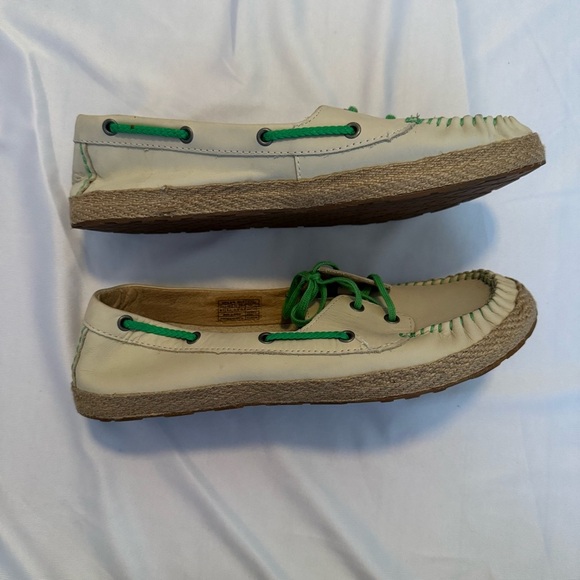 UGG Tylin Leather Boat Shoes - Size 9.5 Women’s -Coastal Grandma, Preppy - Picture 5 of 9